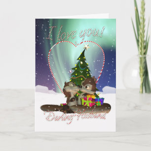 Festiva Esposo, Te Amo La Tarjeta De Navidades Con Amo Squ