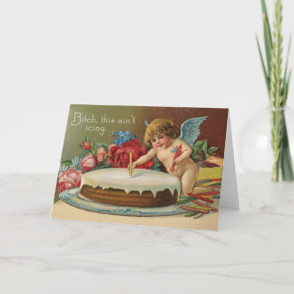Festiva Esta Ain t Icing - graciosa tarjeta de cumpleaños 