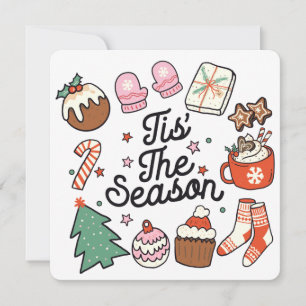 Festiva Esta es la tarjeta de vacaciones de los Navidades