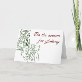 Festiva 'Esta es la temporada para Glutton - Tarjeta de Na