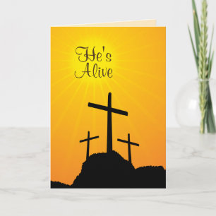 Festiva Está vivo y me perdonan la tarjeta de Pascua Perso
