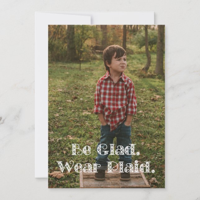 Festiva Estén Contentos. Tarjeta de vacaciones de juego (Anverso)