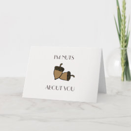 Festiva Estoy loco por tu tarjeta de San Valentín de avell