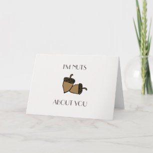 Festiva Estoy loco por tu tarjeta de San Valentín de avell