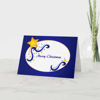 Festiva Estrellas de navidades - Tarjeta