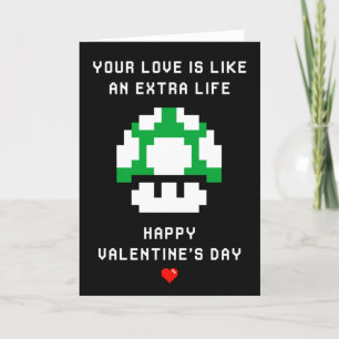 Festiva Extra Life - linda tarjeta de El día de San Valent