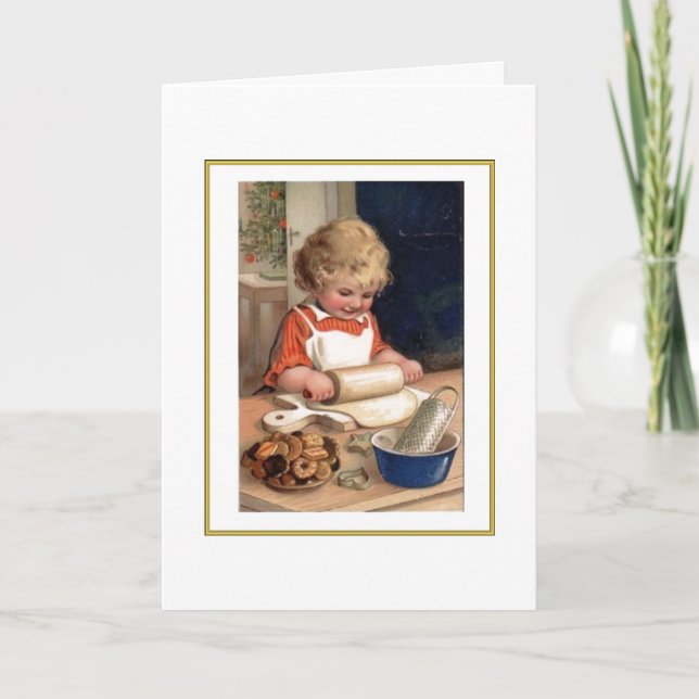 Festiva Fabricación de la tarjeta de las galletas del (Anverso)