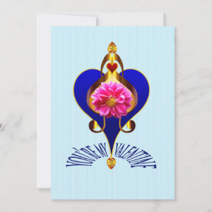 Festiva Fabulosa tarjeta de El día de San Valentín de dise