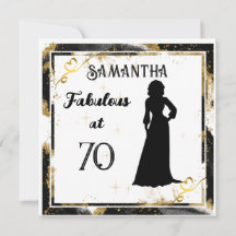 Fabuloso en la tarjeta de cumpleaños "tu edad"