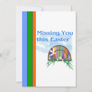 Festiva Falta la tarjeta de felicitación de Pascua