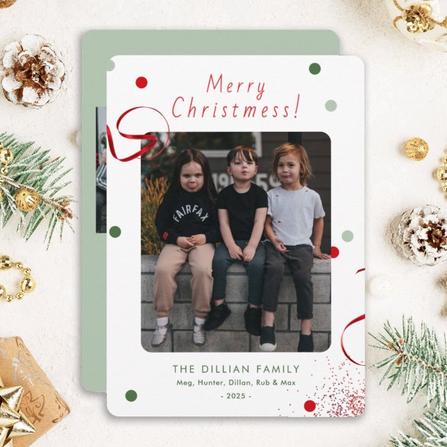 Festiva Famosa tarjeta de Navidades de fotos Merry Christd (Subido por el creador)