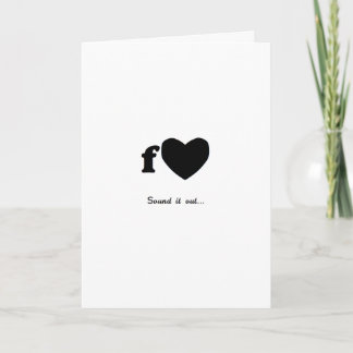Festiva Fart la tarjeta del día de San Valentín