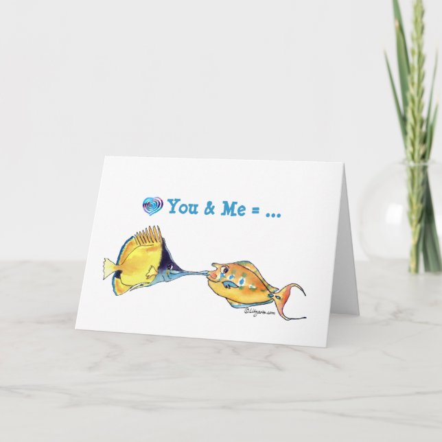 Festiva Feeling FrenSEA Tarjeta El día de San Valentín (Anverso)