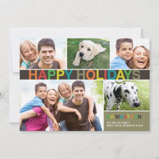 Festiva Felices Fiestas - Oh Qué Diversión | Tarjeta 5x7