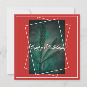 Festiva Felices Fiestas Tarjeta de Felicitación del Árbol