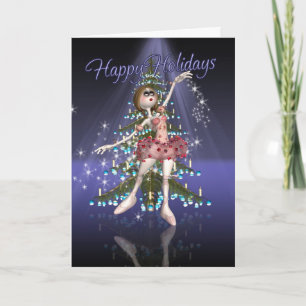 Festiva Felices Fiestas - Tarjeta de Navidades - Ballet Gó
