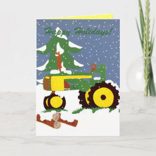 Festiva Felices fiestas! Tarjeta mediana