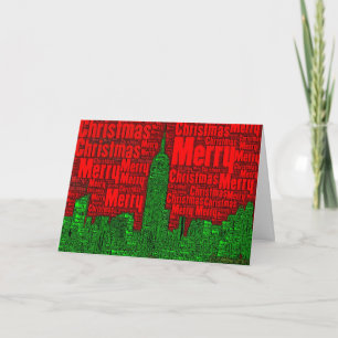 Festiva Felices Navidad: Tarjeta 002 del arte de la