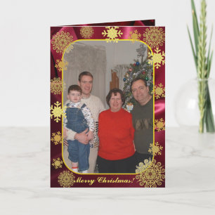 Festiva ¡Felices Navidad!  Tarjeta de felicitación, imagen