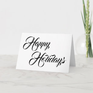 Festiva Felices vacaciones, tarjeta