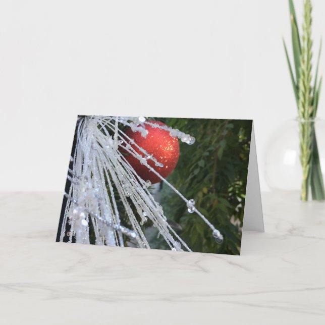 Festiva Felices vacaciones, tarjeta (Anverso)
