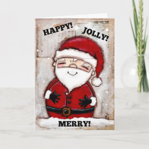 Festiva Feliz, alegría, amargura - Tarjeta de saludo