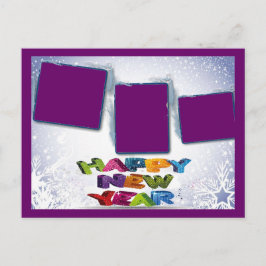 Festiva Feliz Año Nuevo agrega tu postal de fotos