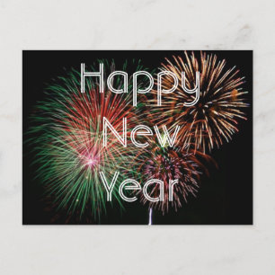 Festiva ¡Feliz Año Nuevo! Postal