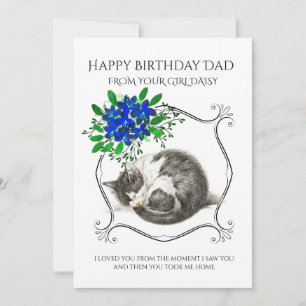 Festiva Feliz cumpleaños desde la tarjeta de vacaciones de