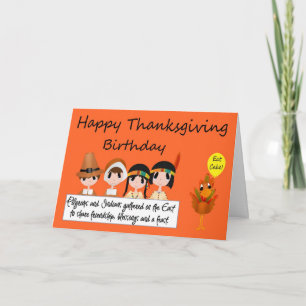 Festiva Feliz Cumpleaños En La Tarjeta De Saludo De Acción