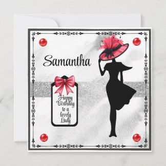 Festiva Feliz cumpleaños, preciosa tarjeta de cumpleaños L