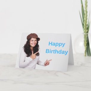 Festiva Feliz cumpleaños y tarjeta de mensaje