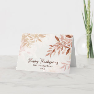 Festiva Feliz Día de Acción de Gracias - Tarjeta de Felici