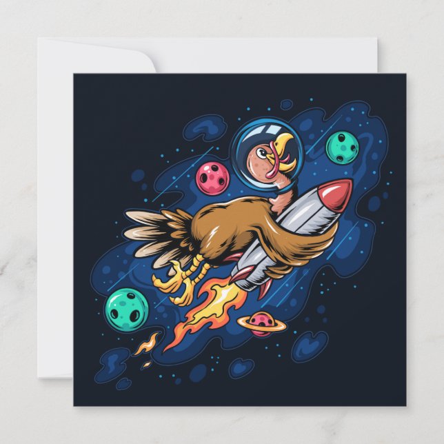 Festiva Feliz Día de Acción de Gracias, tarjeta de vacacio (Anverso)