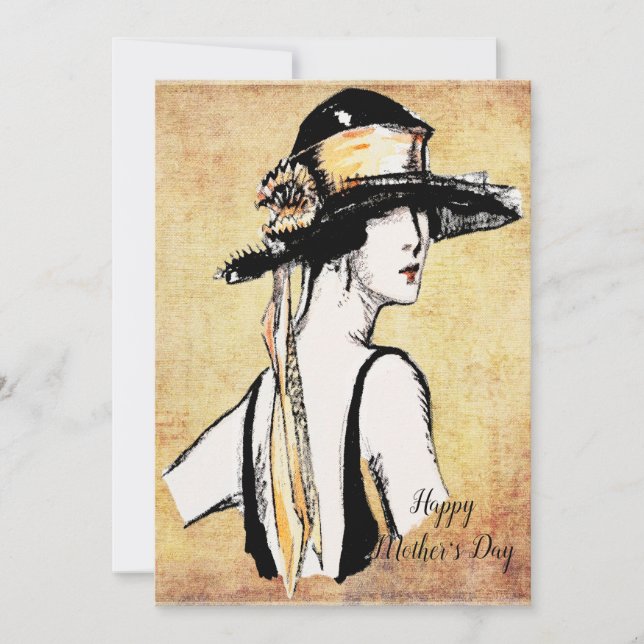 Festiva Feliz Día de la Madre/Regalo para la tarjeta de ma (Anverso)