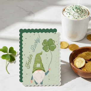 Festiva Feliz día de San Patricio tarjeta de felicitación 