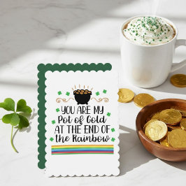 Festiva Feliz día de San Patricio tarjeta de felicitación 