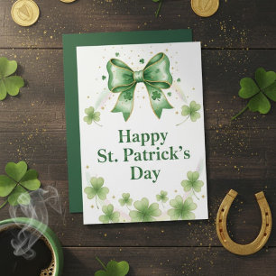 Festiva Feliz día de San Patricio Tarjeta de felicitación 