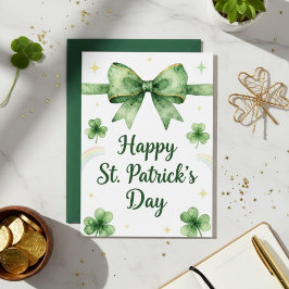 Festiva Feliz día de San Patricio Tarjeta de felicitación 
