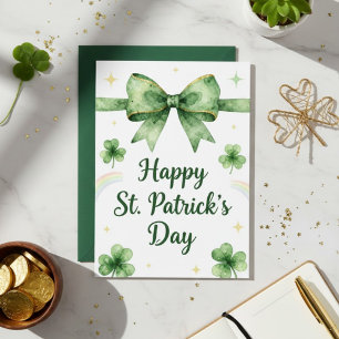 Festiva Feliz día de San Patricio Tarjeta de felicitación 