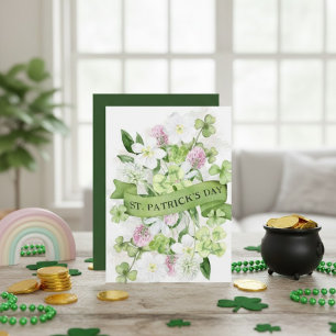 Festiva Feliz día de San Patricio Tarjeta de felicitación 