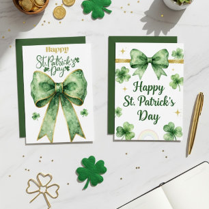 Festiva Feliz día de San Patricio tarjeta de felicitación 