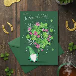 Festiva Feliz día de San Patricio Tarjeta de felicitación 