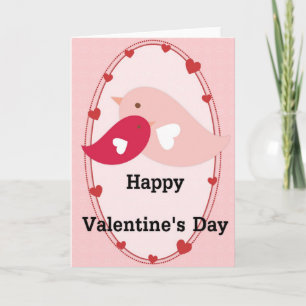 Festiva Feliz Día de San Valentín Tarjeta de Amarre d2