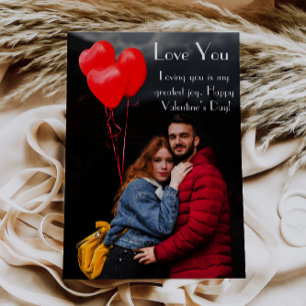 Festiva Feliz Día de San Valentín Tarjeta de Amor