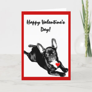 Festiva Feliz Día de San Valentín tarjeta de bienvenida al