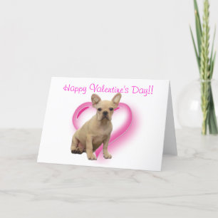 Festiva Feliz Día de San Valentín tarjeta de bienvenida al