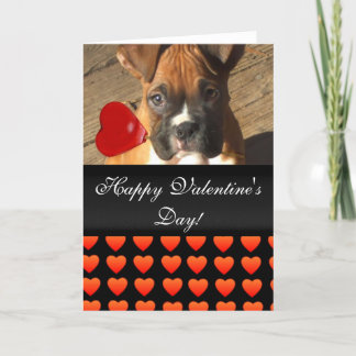 Festiva Feliz Día de San Valentín Tarjeta de corazones de