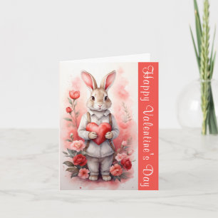 Festiva Feliz Día de San Valentín, tarjeta de felicitación