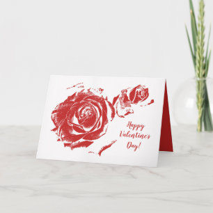 Festiva Feliz Día de San Valentín, tarjeta de festividad r